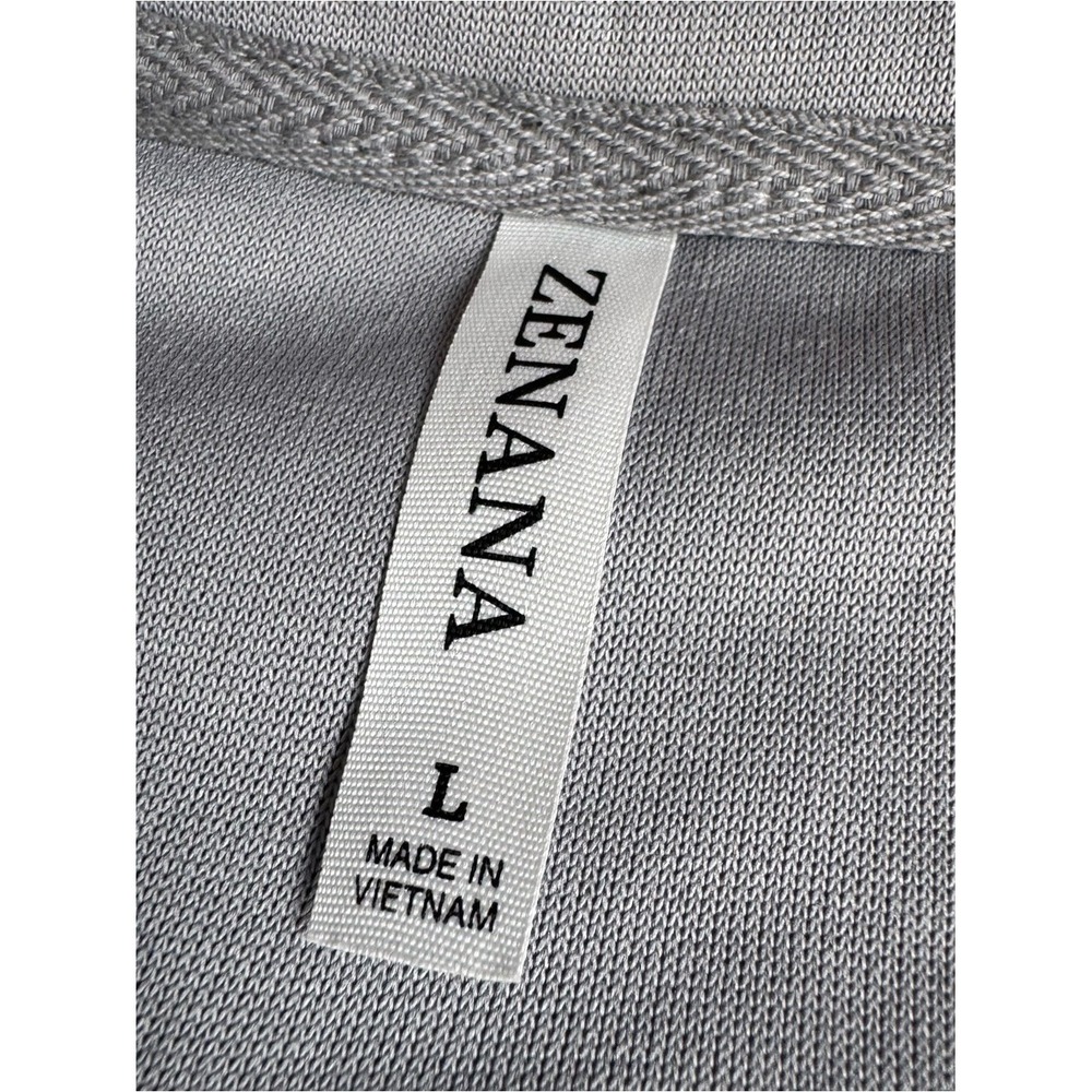 Boutique Light Gray Fleece Button-Up Jacket - Picture 7 of 10